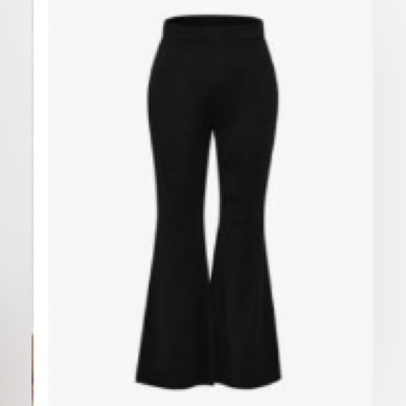 Stylish Black Flared Pants - Picture 1 of 1